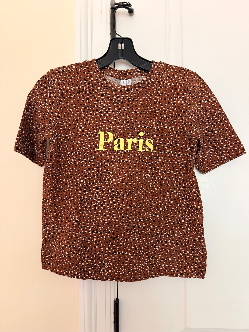 & Other Stories Brown Speckled tshirt